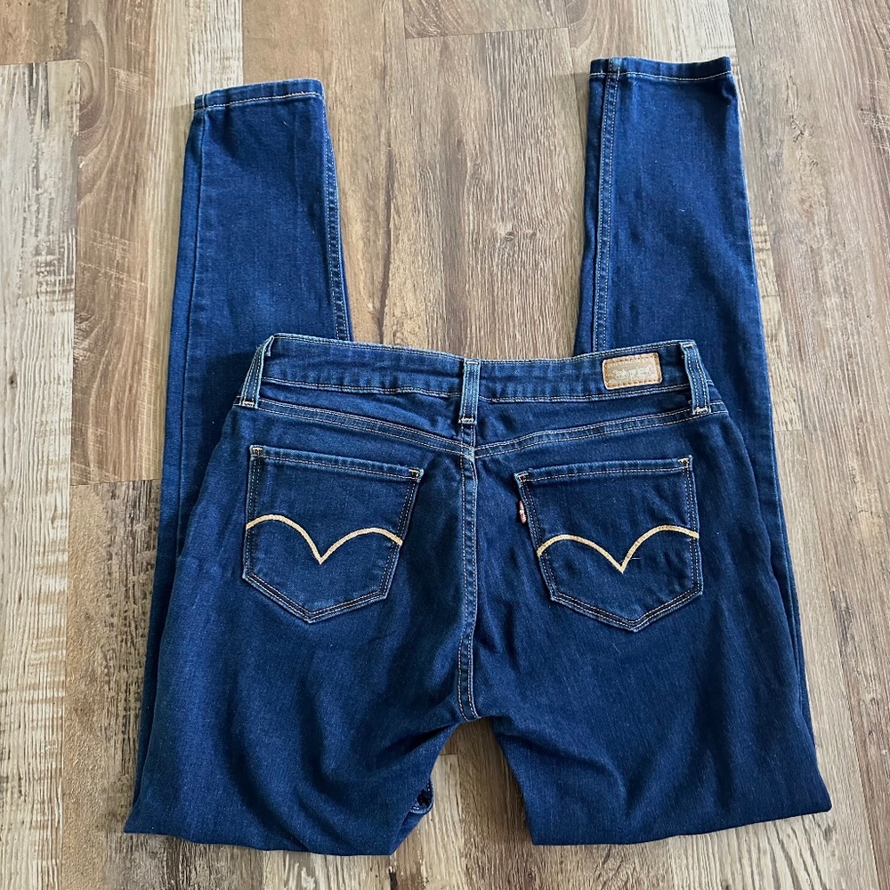 Levi’s Denim Blue Skinny Fit Legging Jeans Sz 28